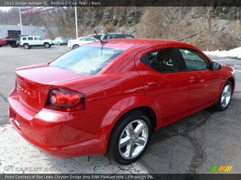 Redline 2-Coat Pearl / Black 2013 Dodge Avenger SE