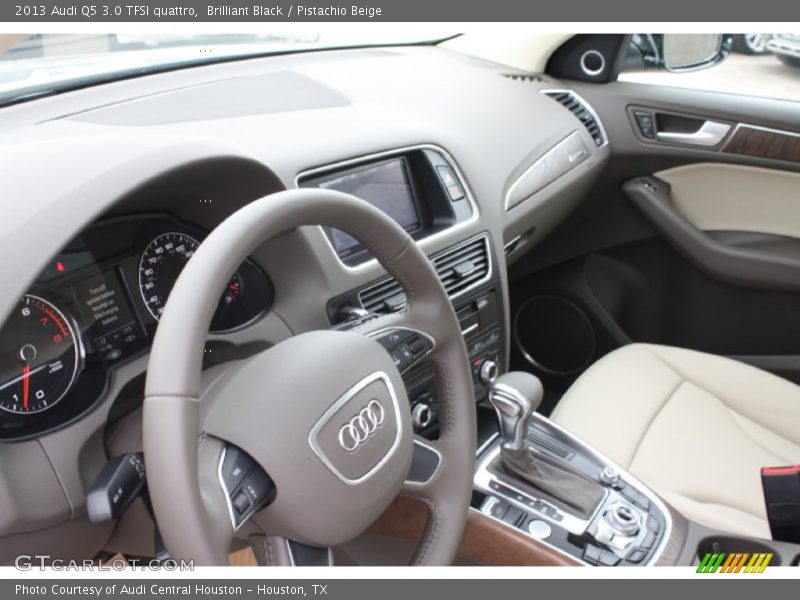 Brilliant Black / Pistachio Beige 2013 Audi Q5 3.0 TFSI quattro