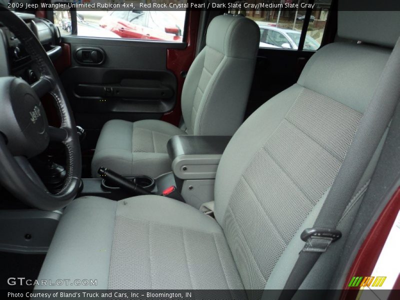 Red Rock Crystal Pearl / Dark Slate Gray/Medium Slate Gray 2009 Jeep Wrangler Unlimited Rubicon 4x4