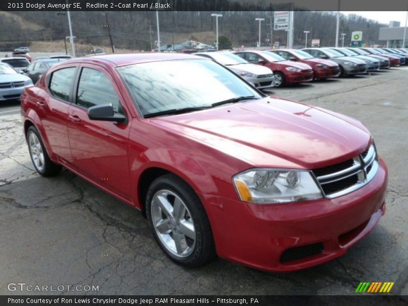 Redline 2-Coat Pearl / Black 2013 Dodge Avenger SE