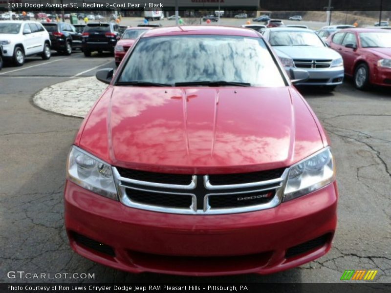 Redline 2-Coat Pearl / Black 2013 Dodge Avenger SE