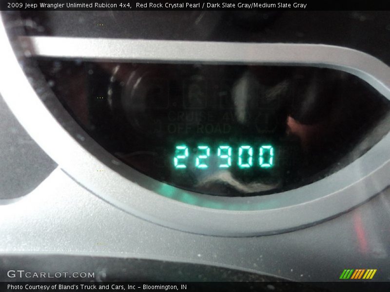 Red Rock Crystal Pearl / Dark Slate Gray/Medium Slate Gray 2009 Jeep Wrangler Unlimited Rubicon 4x4