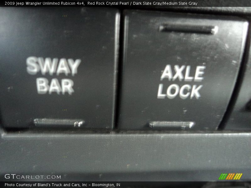 Red Rock Crystal Pearl / Dark Slate Gray/Medium Slate Gray 2009 Jeep Wrangler Unlimited Rubicon 4x4