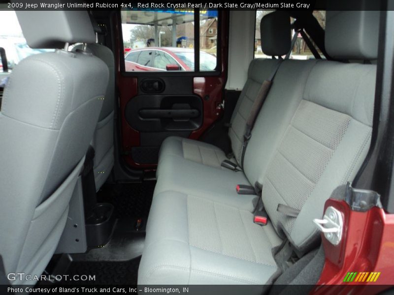 Red Rock Crystal Pearl / Dark Slate Gray/Medium Slate Gray 2009 Jeep Wrangler Unlimited Rubicon 4x4