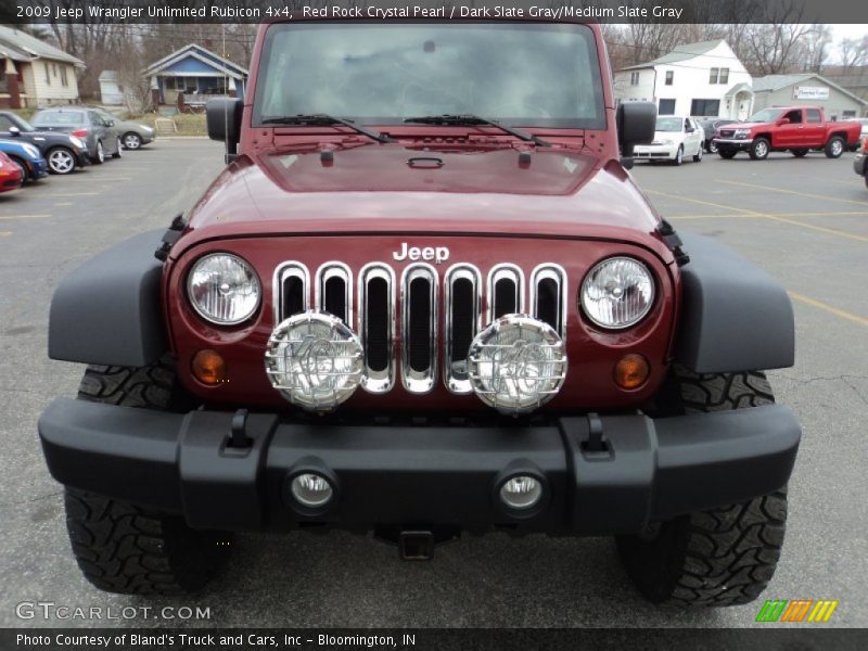 Red Rock Crystal Pearl / Dark Slate Gray/Medium Slate Gray 2009 Jeep Wrangler Unlimited Rubicon 4x4