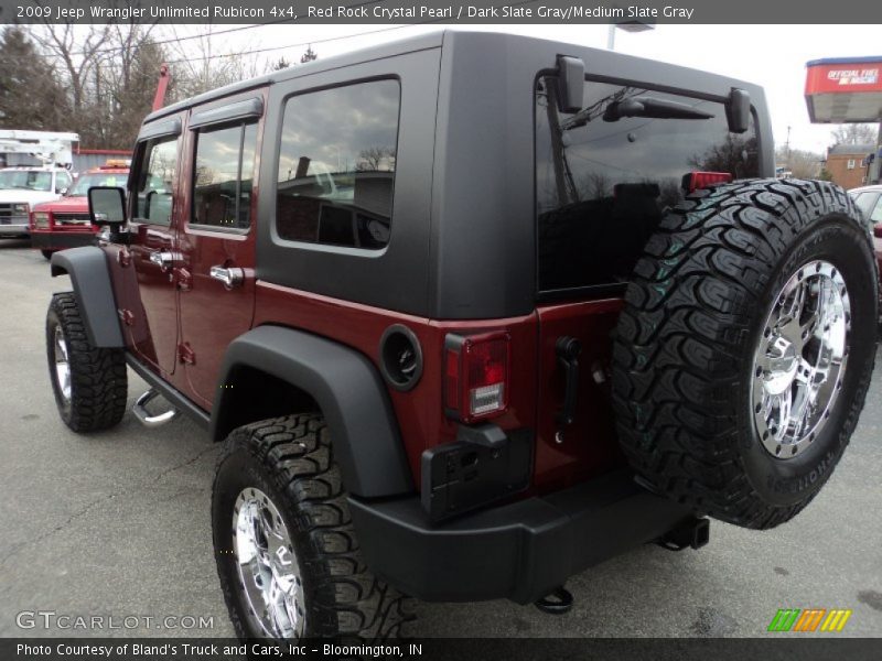 Red Rock Crystal Pearl / Dark Slate Gray/Medium Slate Gray 2009 Jeep Wrangler Unlimited Rubicon 4x4