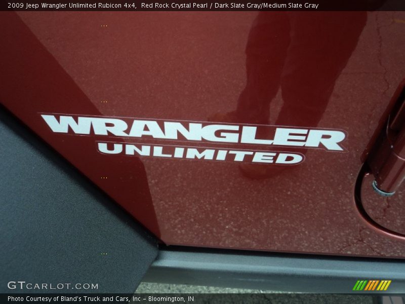 Red Rock Crystal Pearl / Dark Slate Gray/Medium Slate Gray 2009 Jeep Wrangler Unlimited Rubicon 4x4