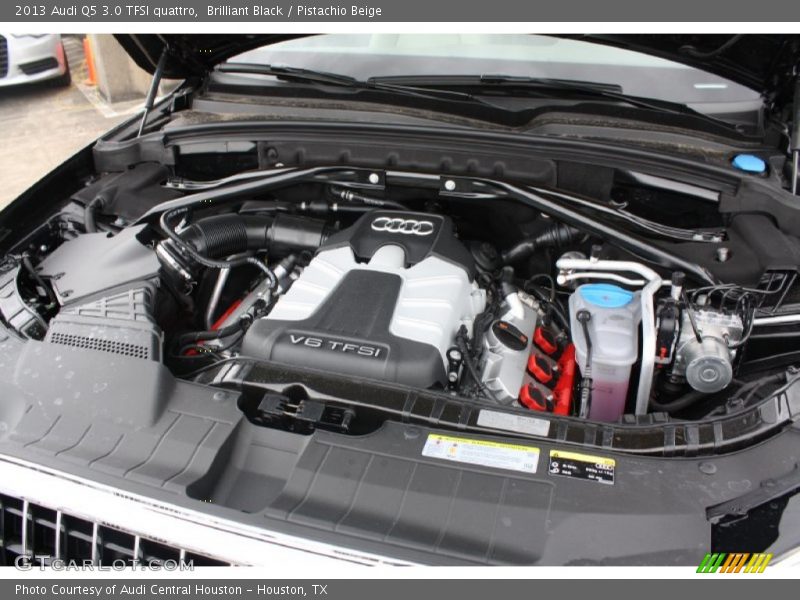 Brilliant Black / Pistachio Beige 2013 Audi Q5 3.0 TFSI quattro