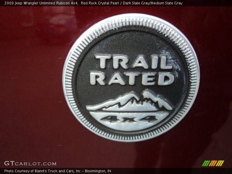 Red Rock Crystal Pearl / Dark Slate Gray/Medium Slate Gray 2009 Jeep Wrangler Unlimited Rubicon 4x4
