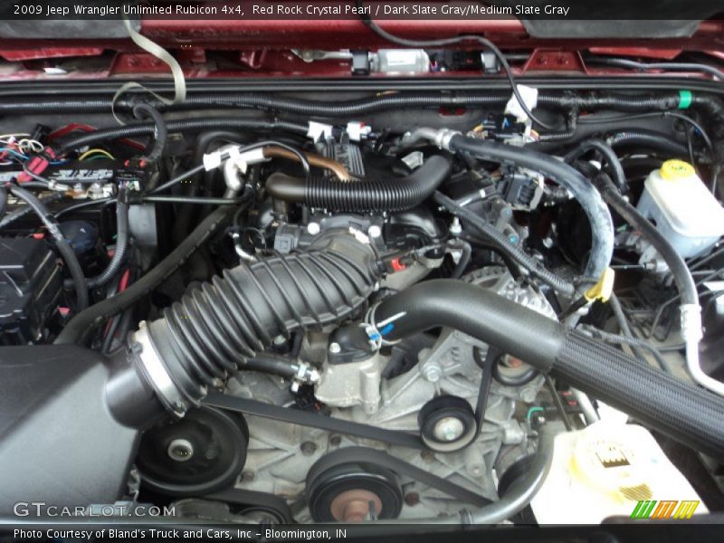 Red Rock Crystal Pearl / Dark Slate Gray/Medium Slate Gray 2009 Jeep Wrangler Unlimited Rubicon 4x4