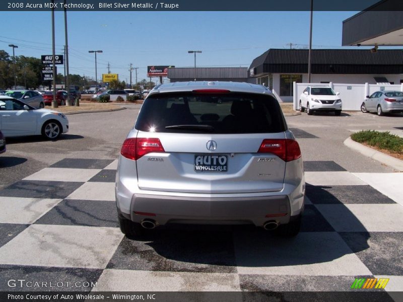 Billet Silver Metallic / Taupe 2008 Acura MDX Technology