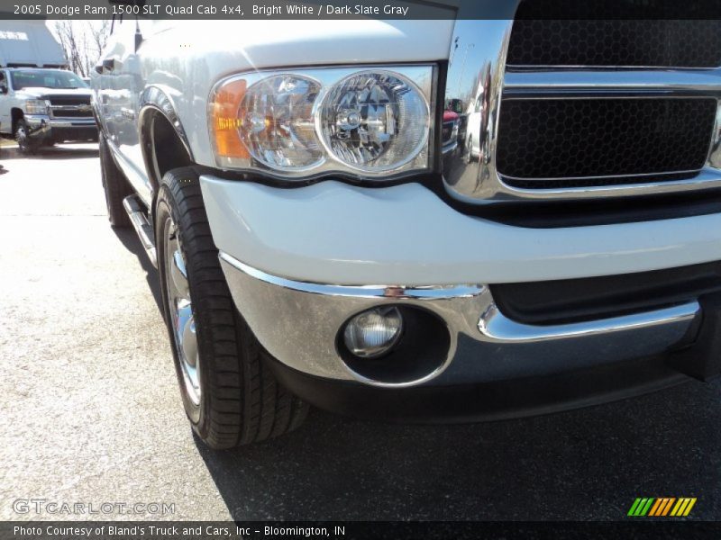 Bright White / Dark Slate Gray 2005 Dodge Ram 1500 SLT Quad Cab 4x4