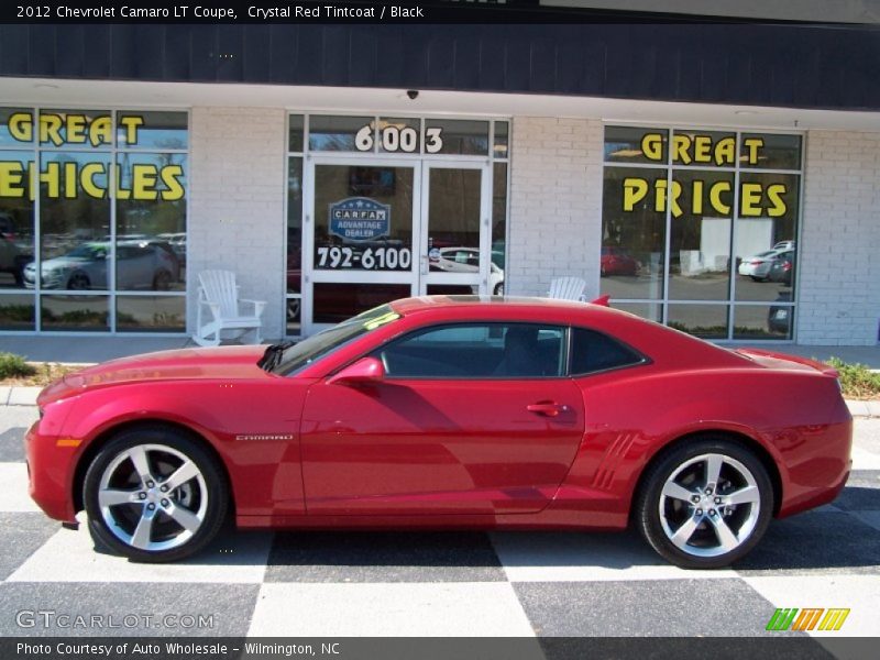 Crystal Red Tintcoat / Black 2012 Chevrolet Camaro LT Coupe