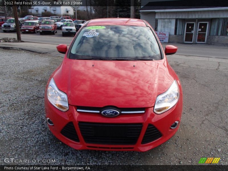 Race Red / Stone 2012 Ford Focus SE 5-Door