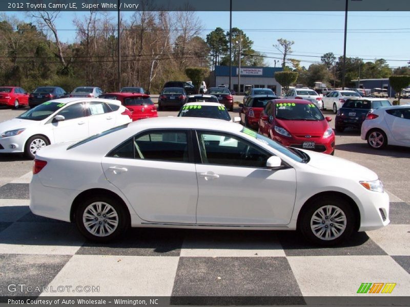 Super White / Ivory 2012 Toyota Camry LE