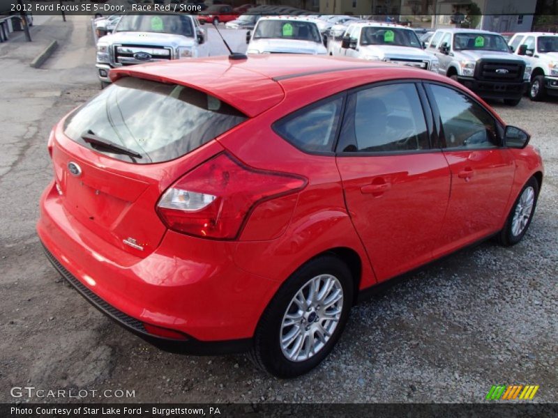 Race Red / Stone 2012 Ford Focus SE 5-Door