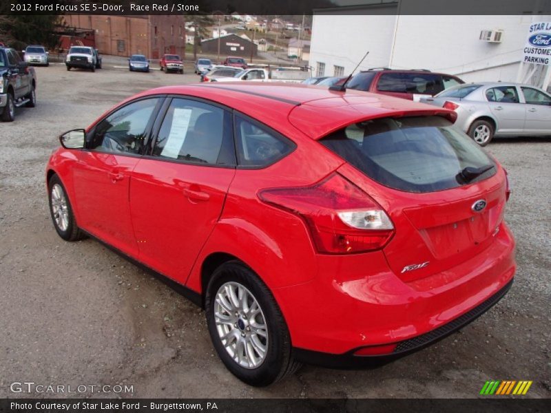 Race Red / Stone 2012 Ford Focus SE 5-Door