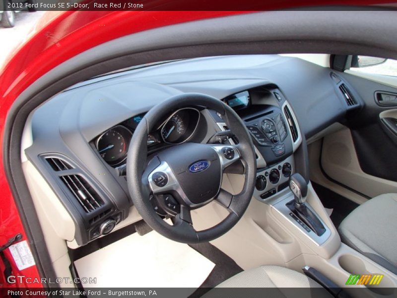 Race Red / Stone 2012 Ford Focus SE 5-Door