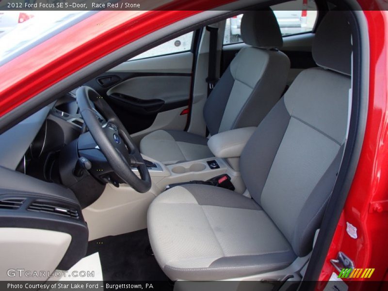 Race Red / Stone 2012 Ford Focus SE 5-Door