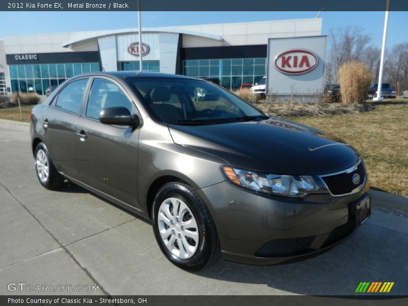 Metal Bronze / Black 2012 Kia Forte EX