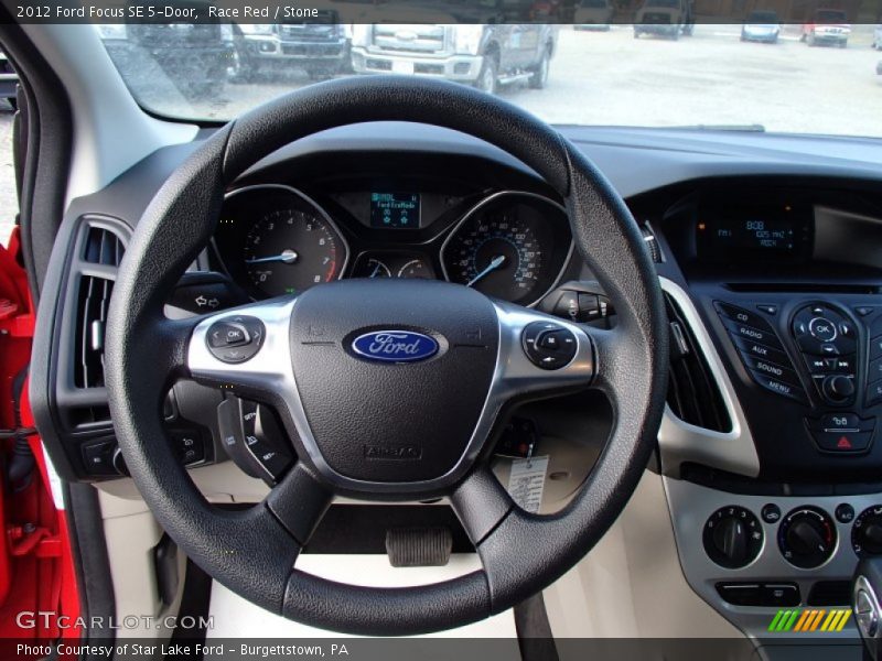 Race Red / Stone 2012 Ford Focus SE 5-Door