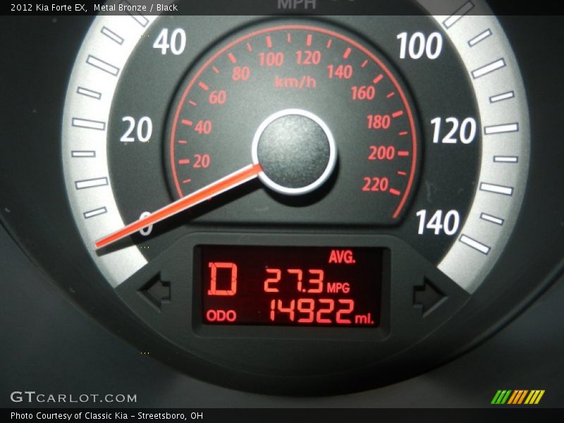 Metal Bronze / Black 2012 Kia Forte EX