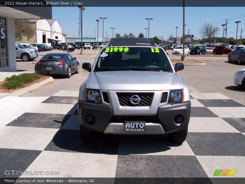 Brilliant Silver / Gray 2012 Nissan Xterra S