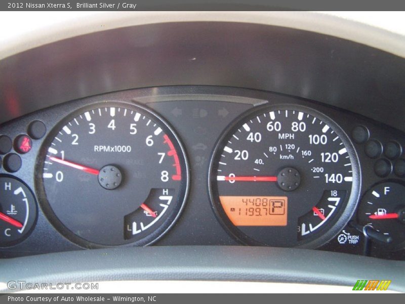 Brilliant Silver / Gray 2012 Nissan Xterra S