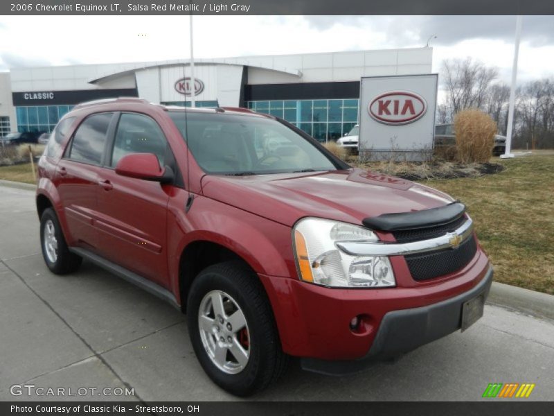 Salsa Red Metallic / Light Gray 2006 Chevrolet Equinox LT