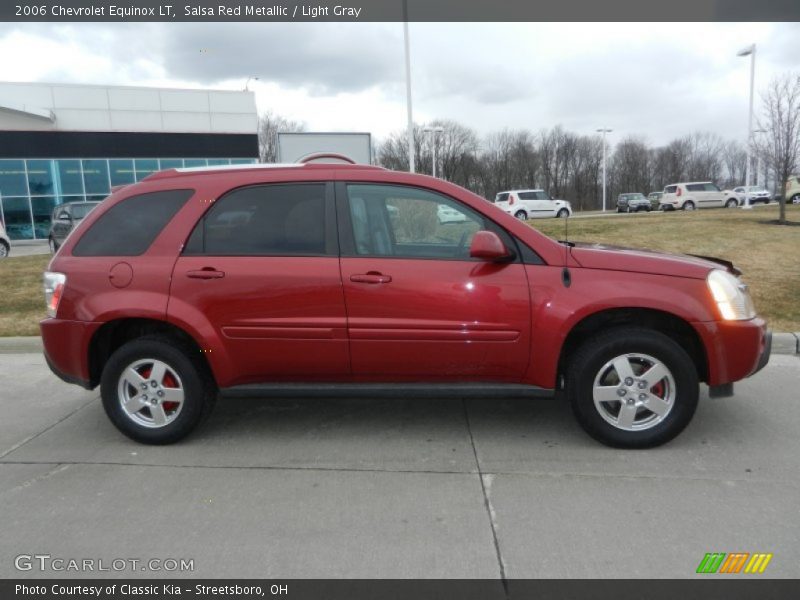 Salsa Red Metallic / Light Gray 2006 Chevrolet Equinox LT