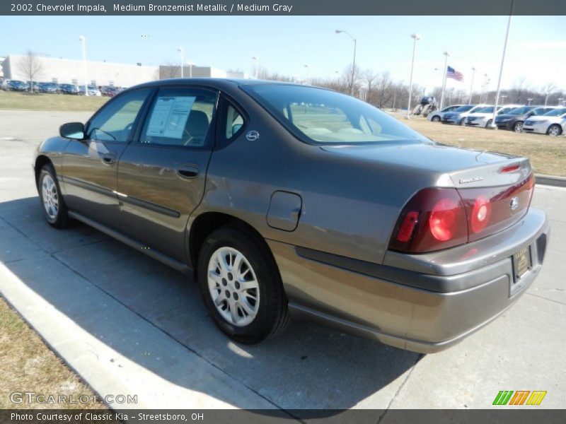 Medium Bronzemist Metallic / Medium Gray 2002 Chevrolet Impala