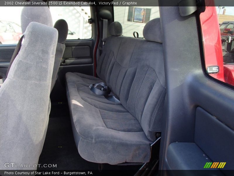 Victory Red / Graphite 2002 Chevrolet Silverado 2500 LS Extended Cab 4x4