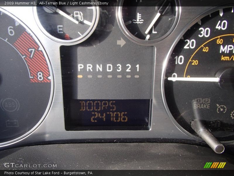All-Terrain Blue / Light Cashmere/Ebony 2009 Hummer H3