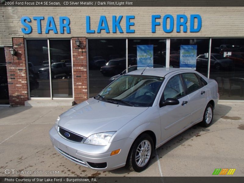 CD Silver Metallic / Dark Flint/Light Flint 2006 Ford Focus ZX4 SE Sedan