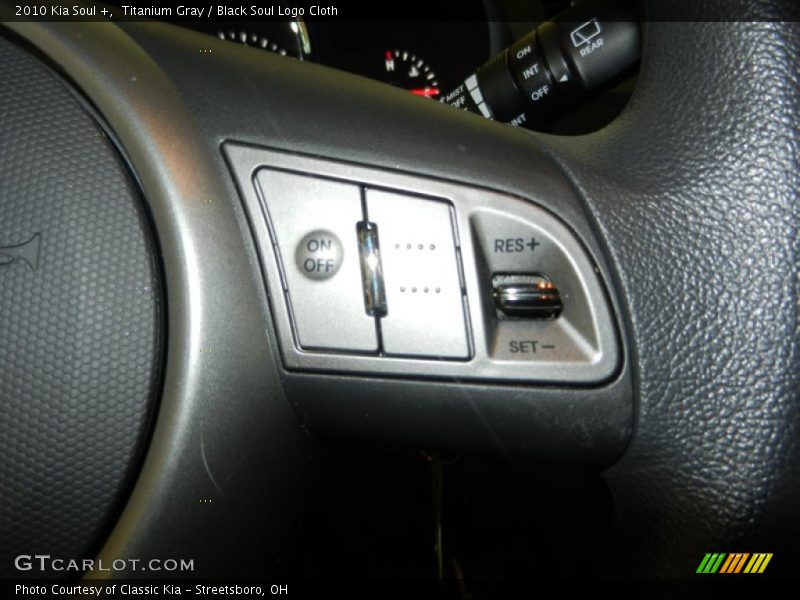 Titanium Gray / Black Soul Logo Cloth 2010 Kia Soul +