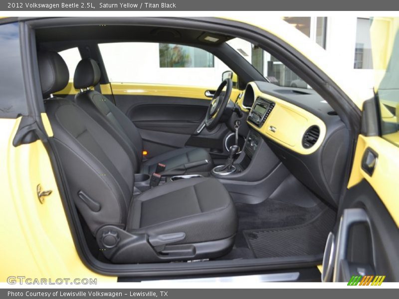 Saturn Yellow / Titan Black 2012 Volkswagen Beetle 2.5L