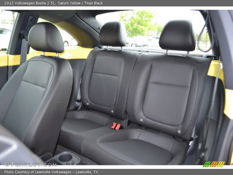 Saturn Yellow / Titan Black 2012 Volkswagen Beetle 2.5L