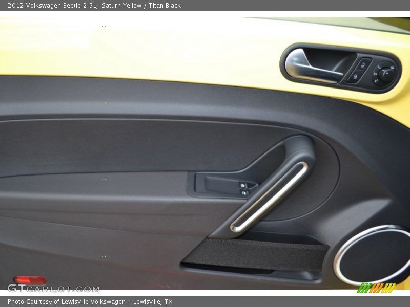 Saturn Yellow / Titan Black 2012 Volkswagen Beetle 2.5L
