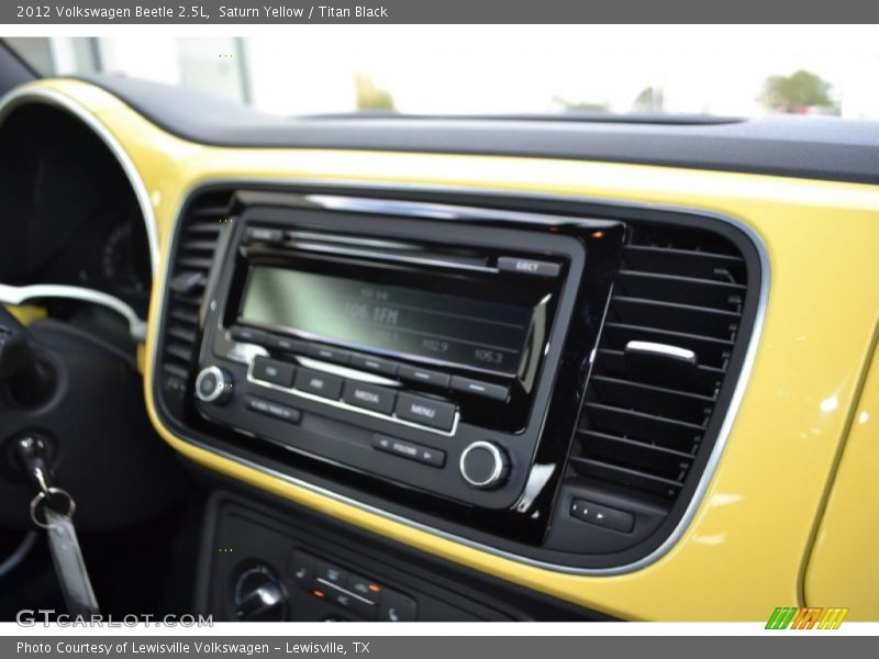 Saturn Yellow / Titan Black 2012 Volkswagen Beetle 2.5L