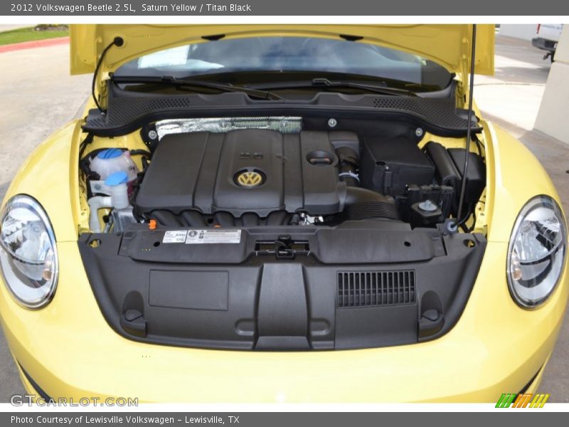 Saturn Yellow / Titan Black 2012 Volkswagen Beetle 2.5L