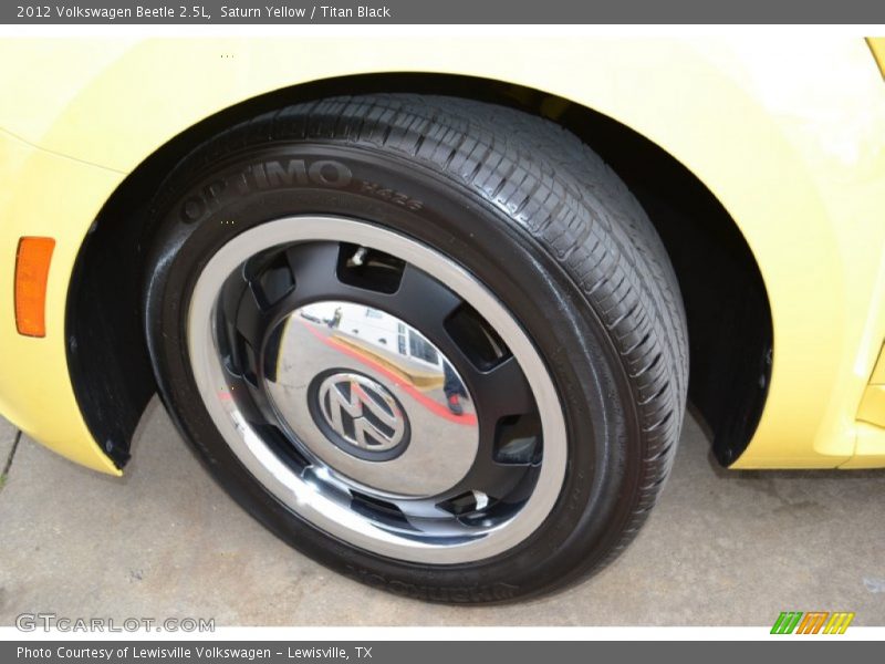 Saturn Yellow / Titan Black 2012 Volkswagen Beetle 2.5L