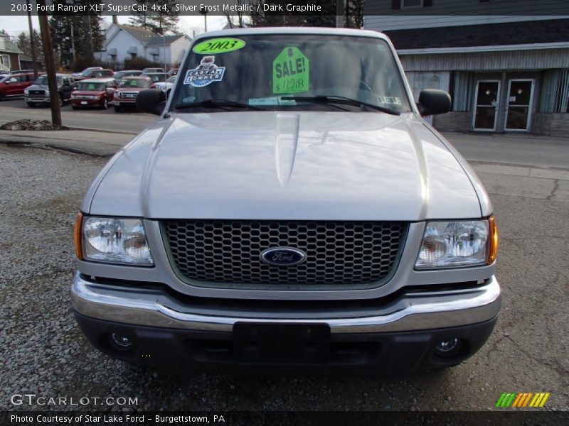 Silver Frost Metallic / Dark Graphite 2003 Ford Ranger XLT SuperCab 4x4