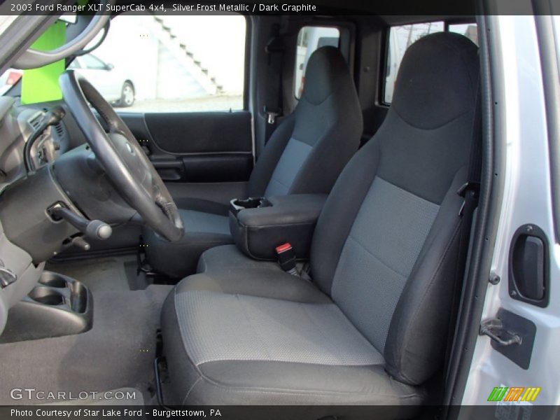 Silver Frost Metallic / Dark Graphite 2003 Ford Ranger XLT SuperCab 4x4