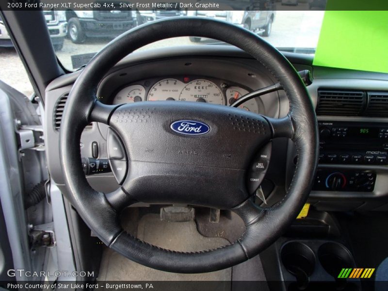 Silver Frost Metallic / Dark Graphite 2003 Ford Ranger XLT SuperCab 4x4