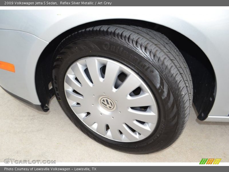 Reflex Silver Metallic / Art Grey 2009 Volkswagen Jetta S Sedan