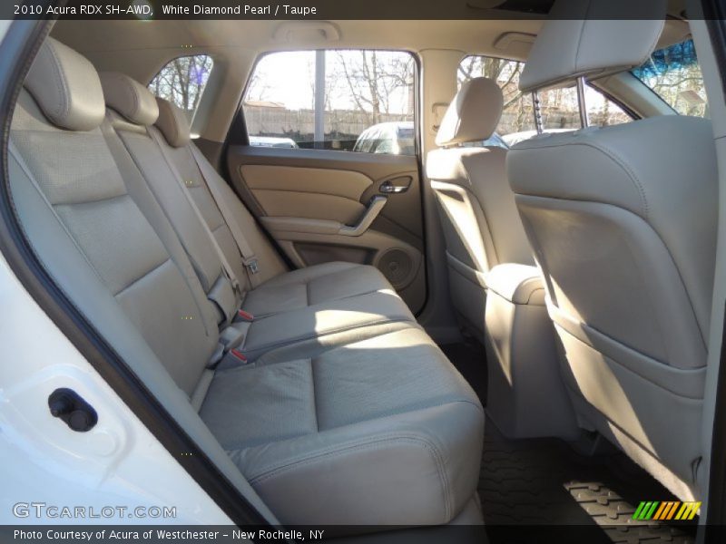 White Diamond Pearl / Taupe 2010 Acura RDX SH-AWD