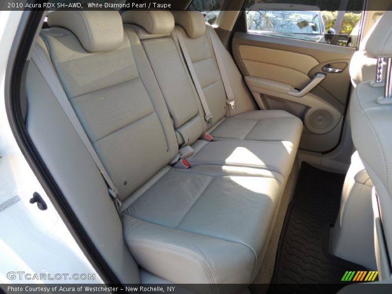White Diamond Pearl / Taupe 2010 Acura RDX SH-AWD