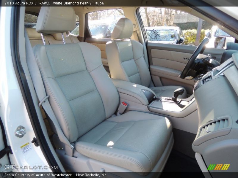 White Diamond Pearl / Taupe 2010 Acura RDX SH-AWD