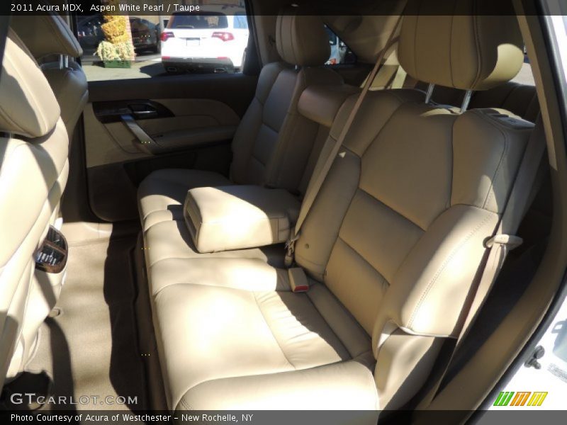 Aspen White Pearl / Taupe 2011 Acura MDX