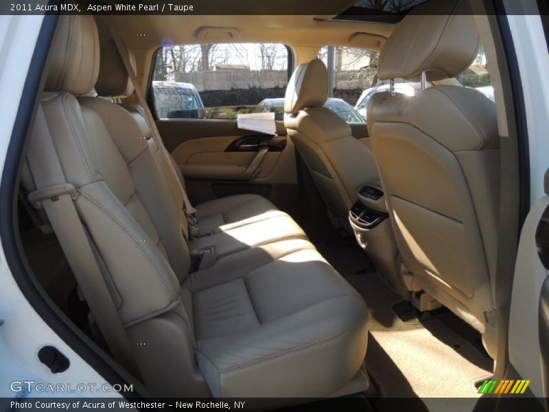 Aspen White Pearl / Taupe 2011 Acura MDX